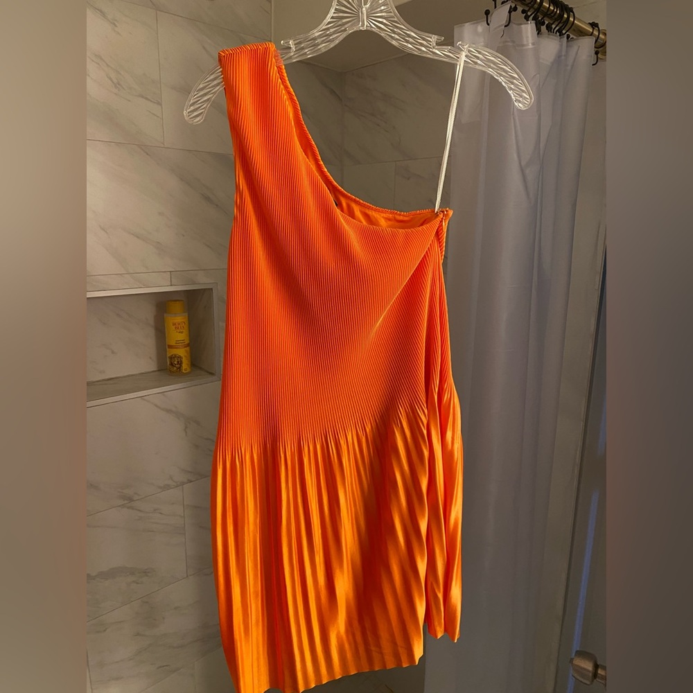 Revolve NBD Ekta Mini Dress in Orange
